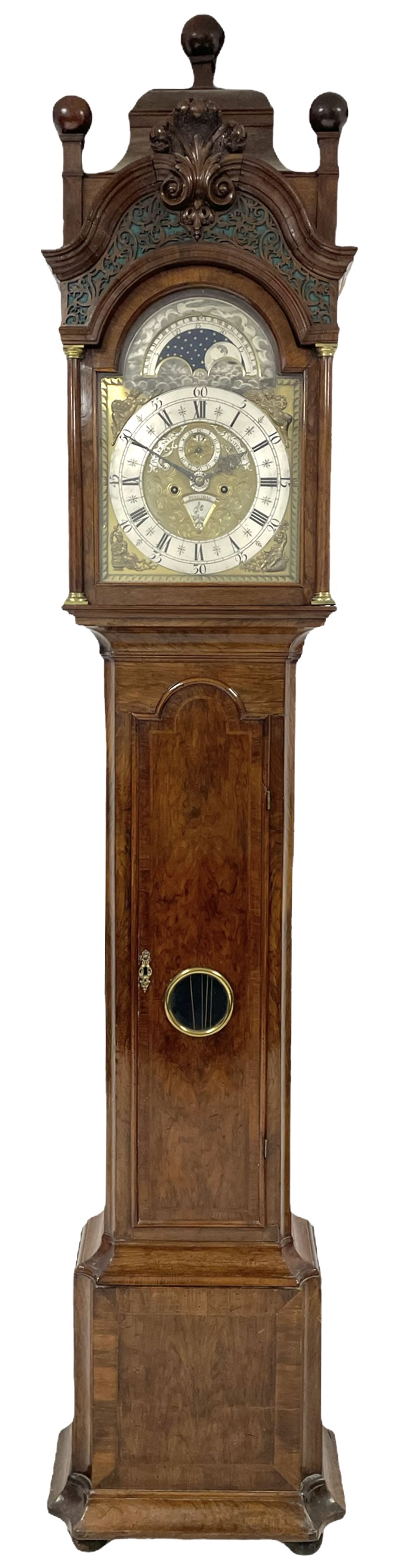 Late 18th century Dutch longcase clock by Pieter Swann