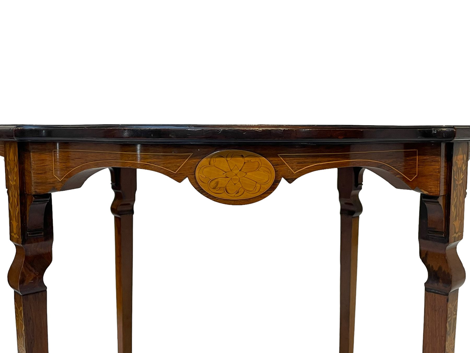 Edwardian rosewood centre table - Image 7 of 10