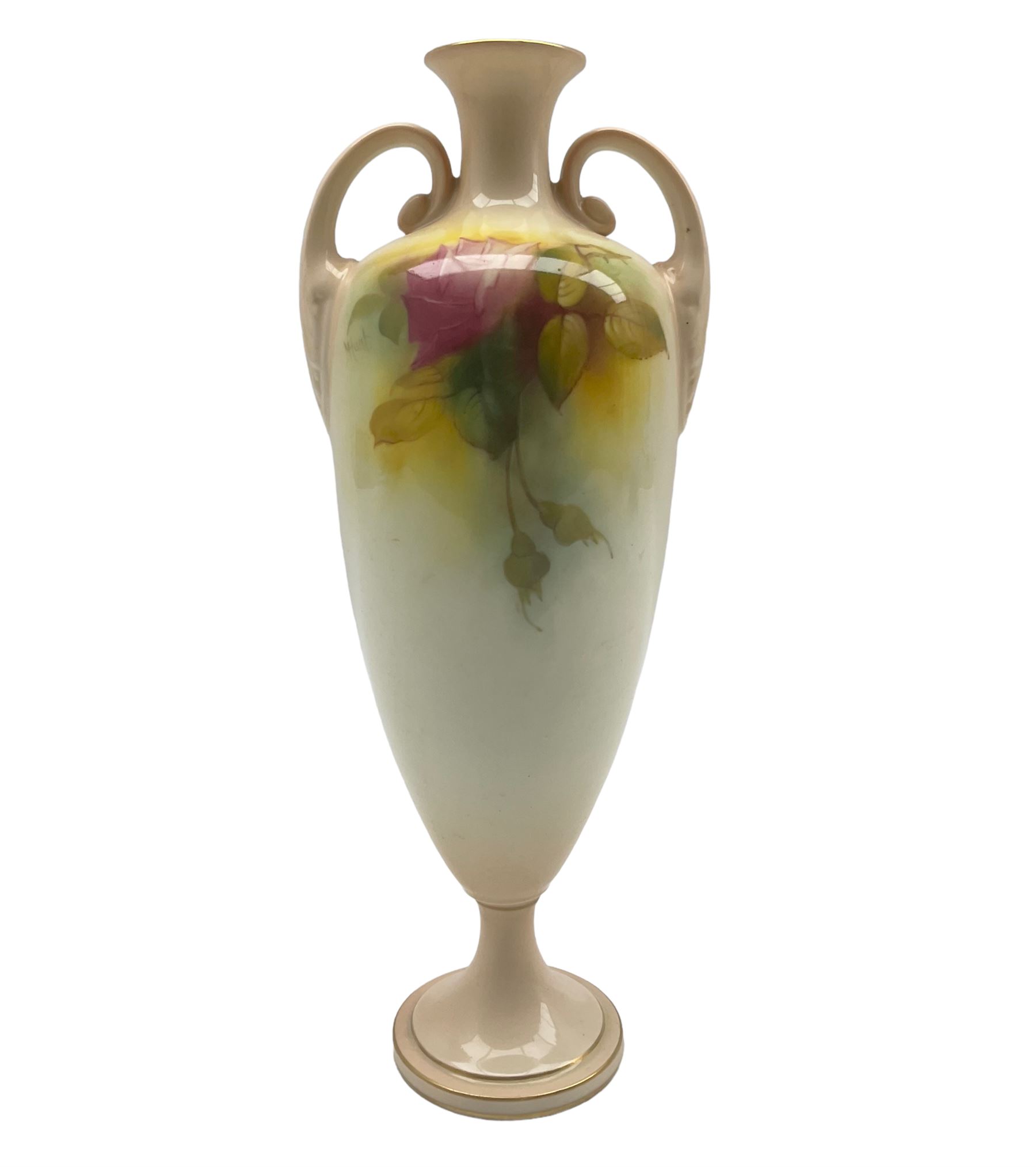 Mid 20th century Royal Worcester vase by Mildred Hunt