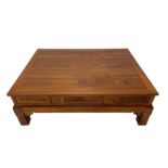 Chinese Imperial style hardwood throne room rectangular tea table