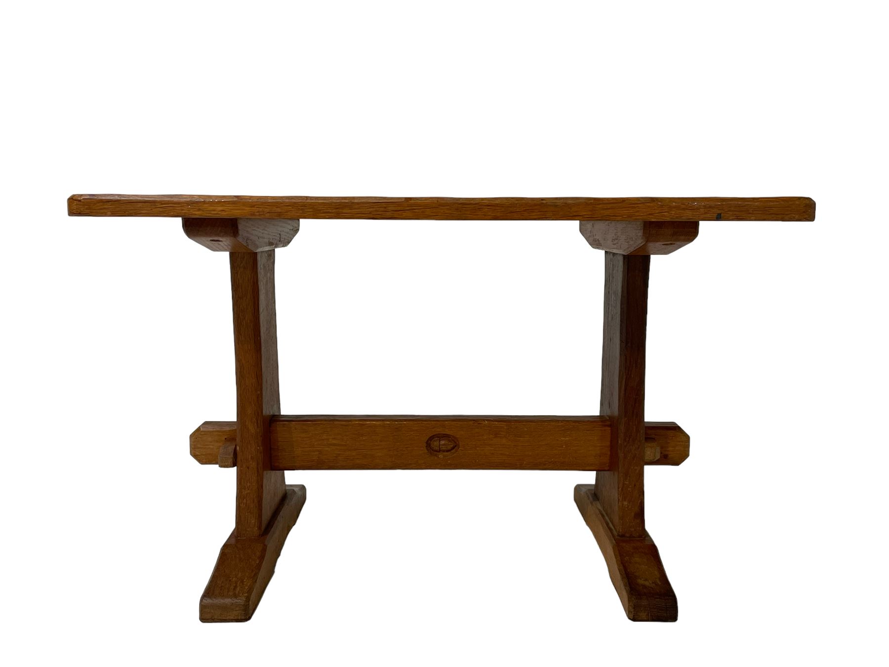 Acornman - rectangular adzed oak coffee table - Image 2 of 8