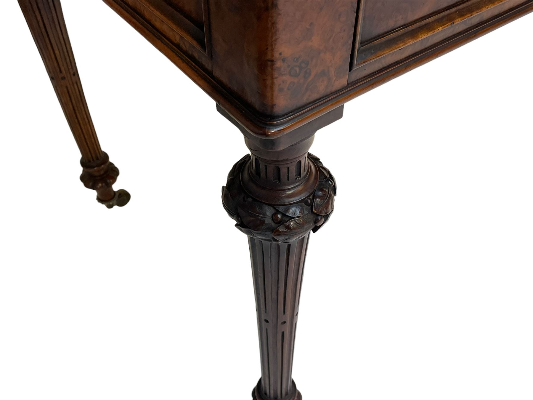 19th century figured walnut lady's writing desk or Bonheur du Jour - Image 8 of 14