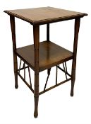 After E. W. Godwin - circa. 1890s Aesthetic Movement walnut side or occasional table