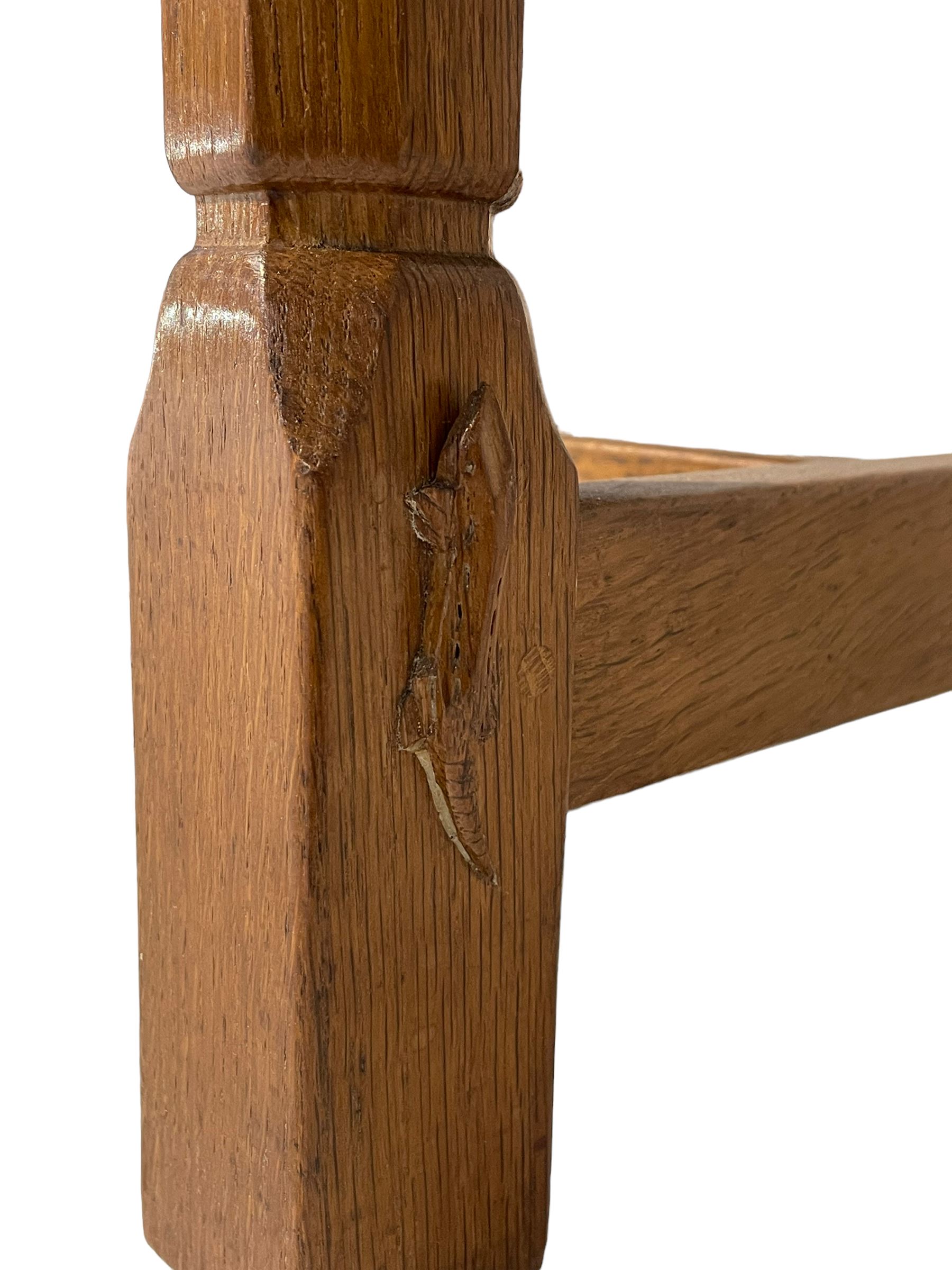 Lizardman - set six oak dining chairs - Image 8 of 13