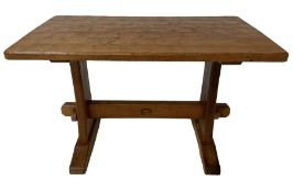 Acornman - rectangular adzed oak coffee table