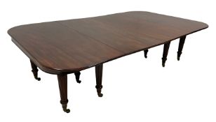 19th century mahogany dining table