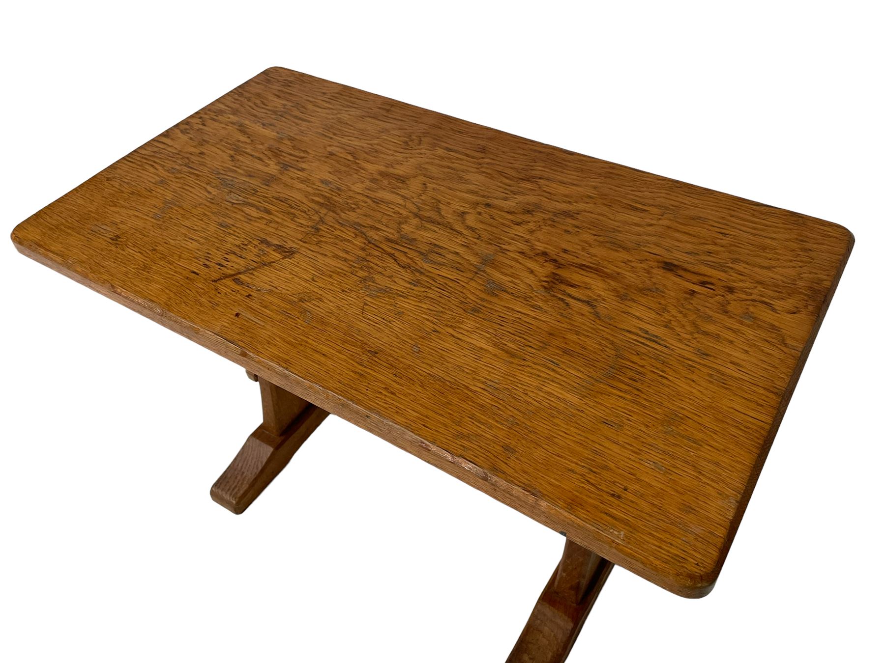 Acornman - rectangular adzed oak coffee table - Image 5 of 8
