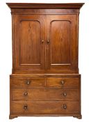 19th century pitch pine housekeeping cupboard