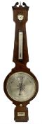 Victorian mercury syphon tube hall barometer c1870 in a rosewood case with a 12� register