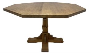 Wrenman - adzed oak dining table