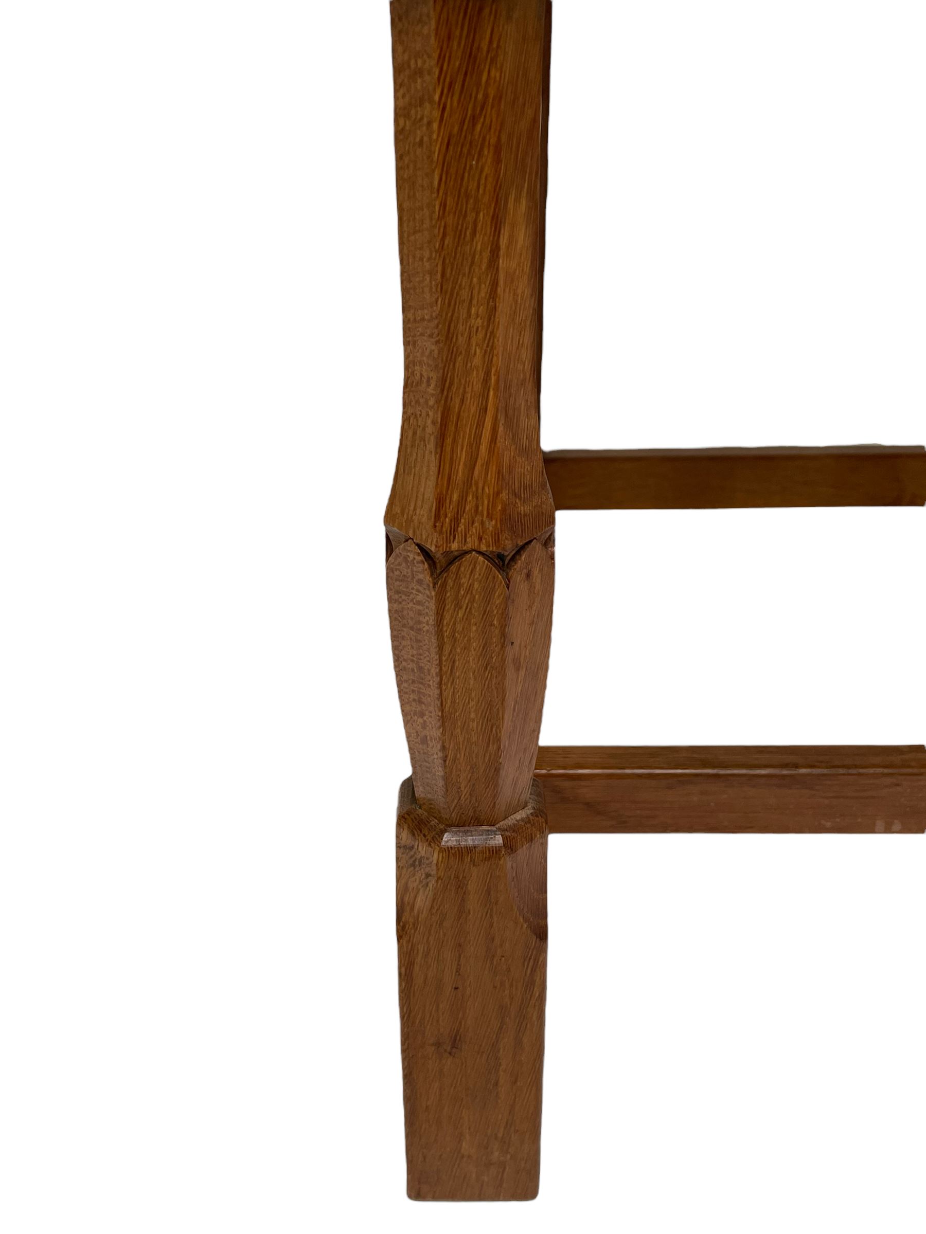 Wrenman - set four oak dining chairs - Image 6 of 10