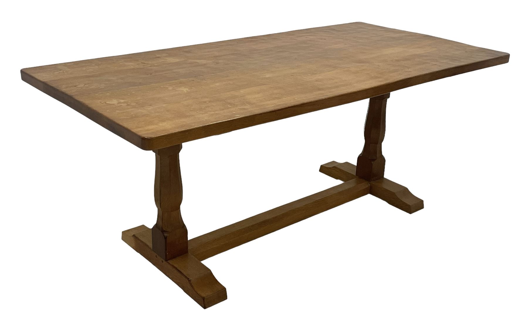 Eagleman - oak dining table - Image 3 of 9