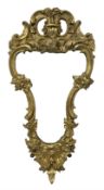 19th century wall mirror in Florentine giltwood and gesso frame