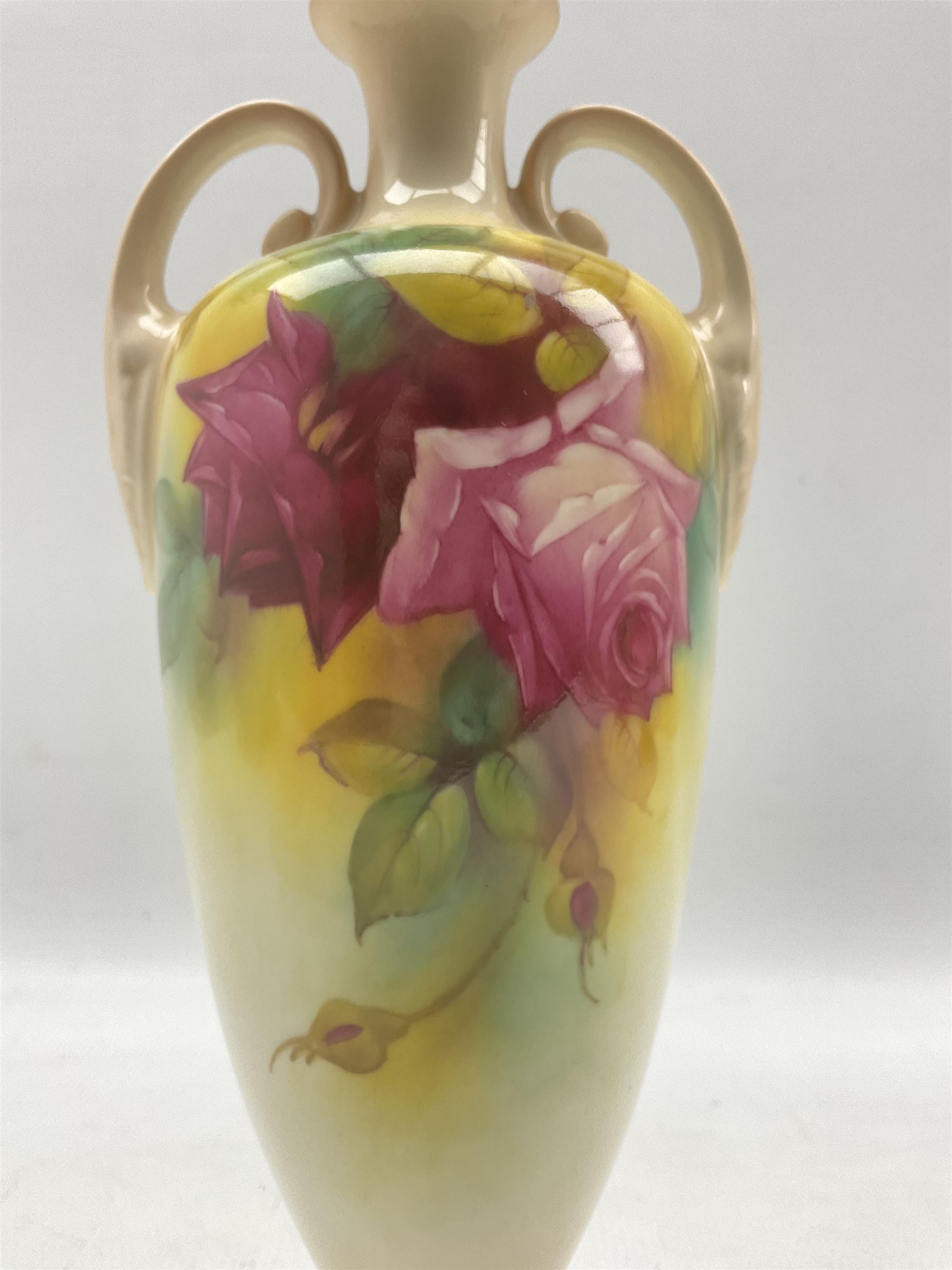 Mid 20th century Royal Worcester vase by Mildred Hunt - Image 5 of 6