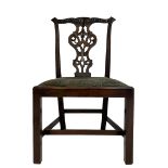 George III mahogany chair