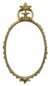 19th century giltwood and gesso wall mirror