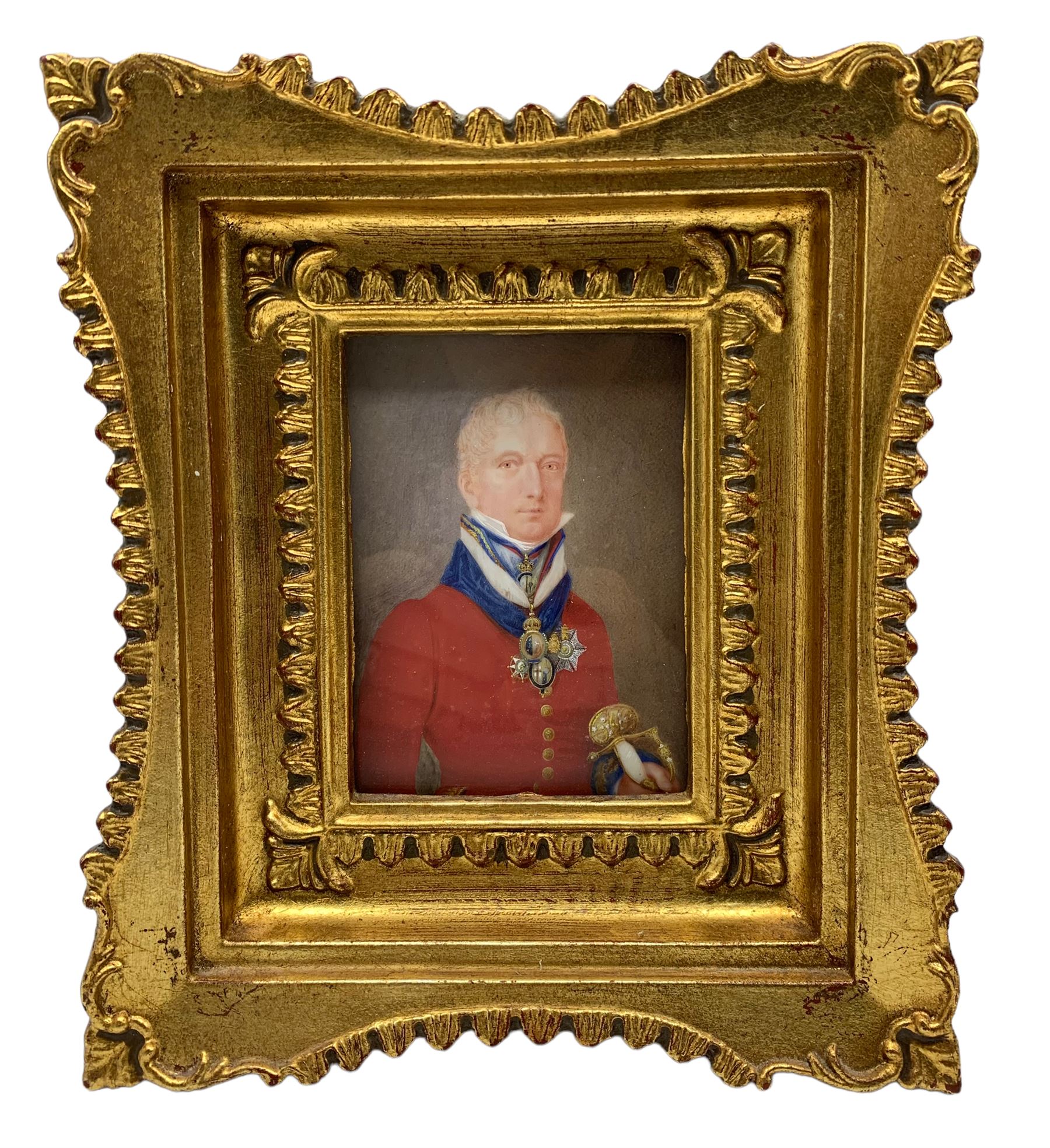 H Harding - Portrait miniature - Image 2 of 5