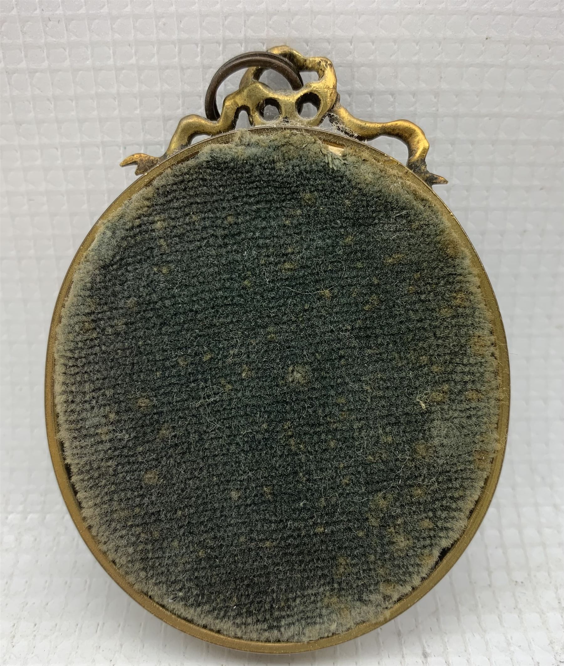 19th century oval portrait miniature - Image 4 of 4