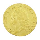 George II 1759 gold half guinea coin