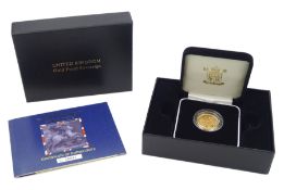 Queen Elizabeth II 2004 gold proof full sovereign coin