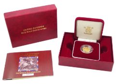 Queen Elizabeth II 2004 gold proof half sovereign coin