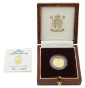 Queen Elizabeth II 1996 gold proof 1/10 ounce Britannia coin