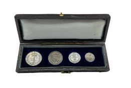 Queen Victoria 1897 Maundy coin set
