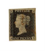 Queen Victoria penny black stamp