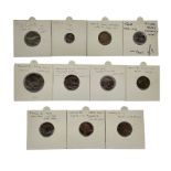 Eleven hammered silver coins