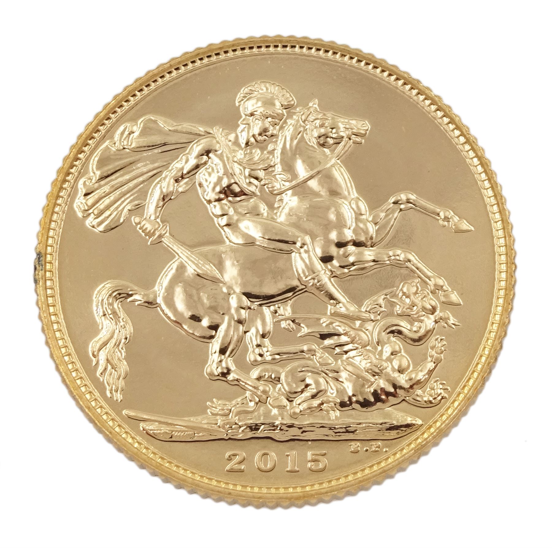 Queen Elizabeth II 2015 gold full sovereign coin - Image 2 of 3