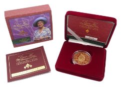 Queen Elizabeth II 2000 gold proof five pound coin