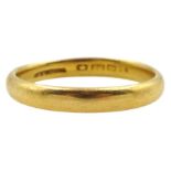 22ct gold wedding band