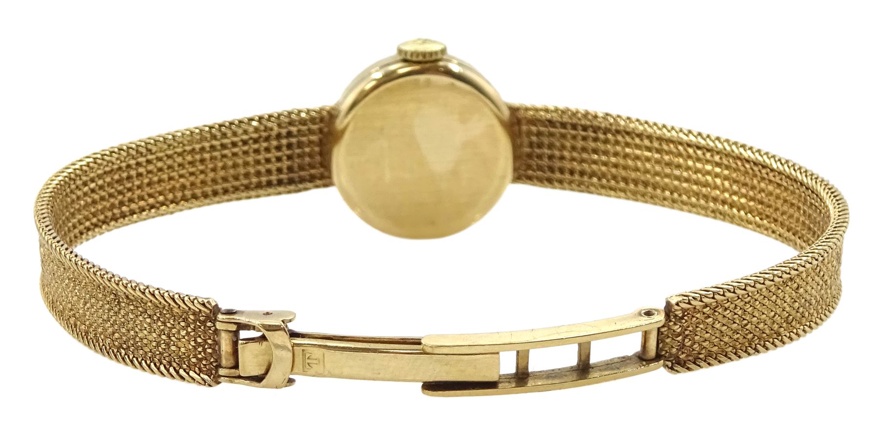 Tissot 9ct gold ladies manual wind wristwatch - Bild 2 aus 4