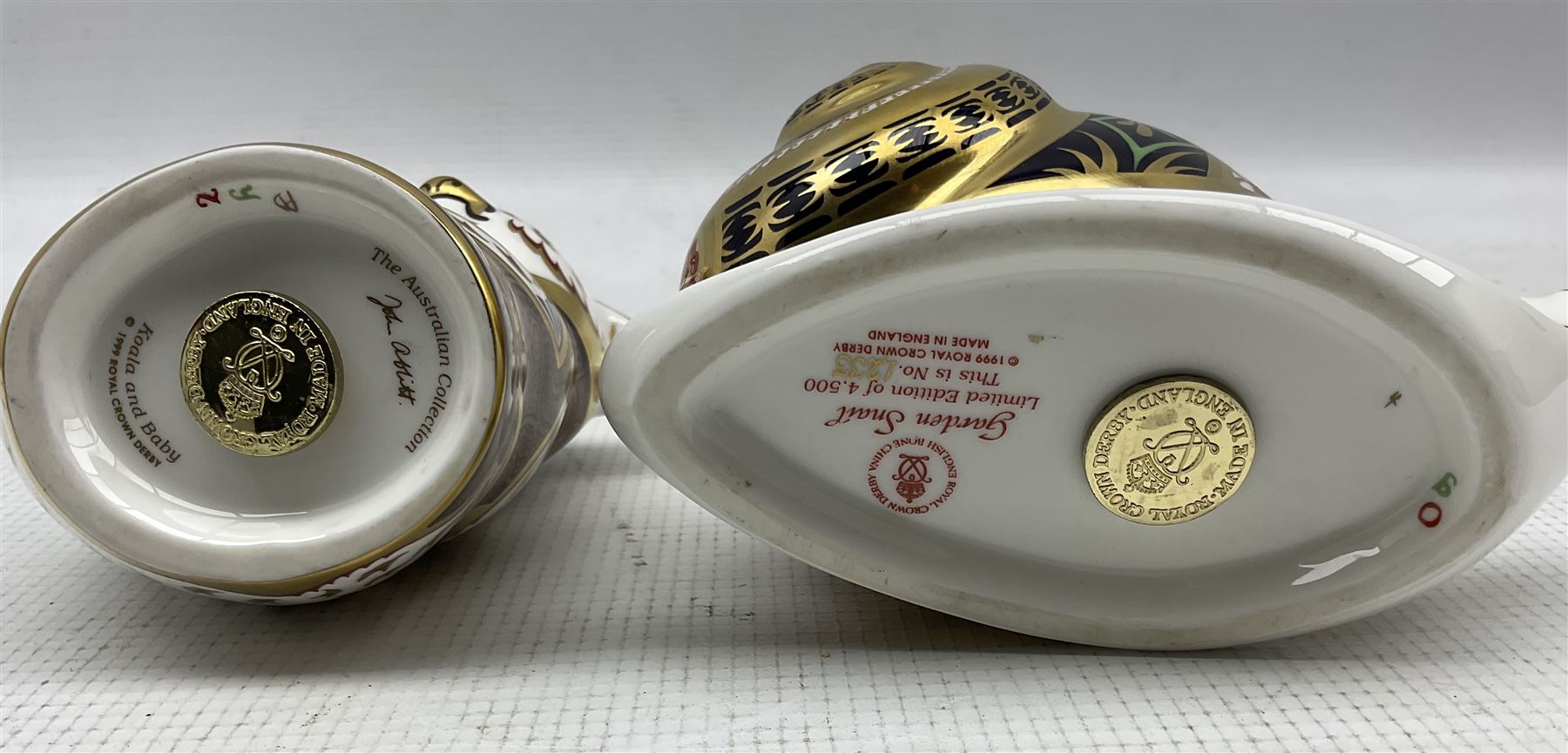 Two Royal Crown Derby paperweights comprising The Australian Collection 'Koala and Baby' designed by - Image 2 of 2