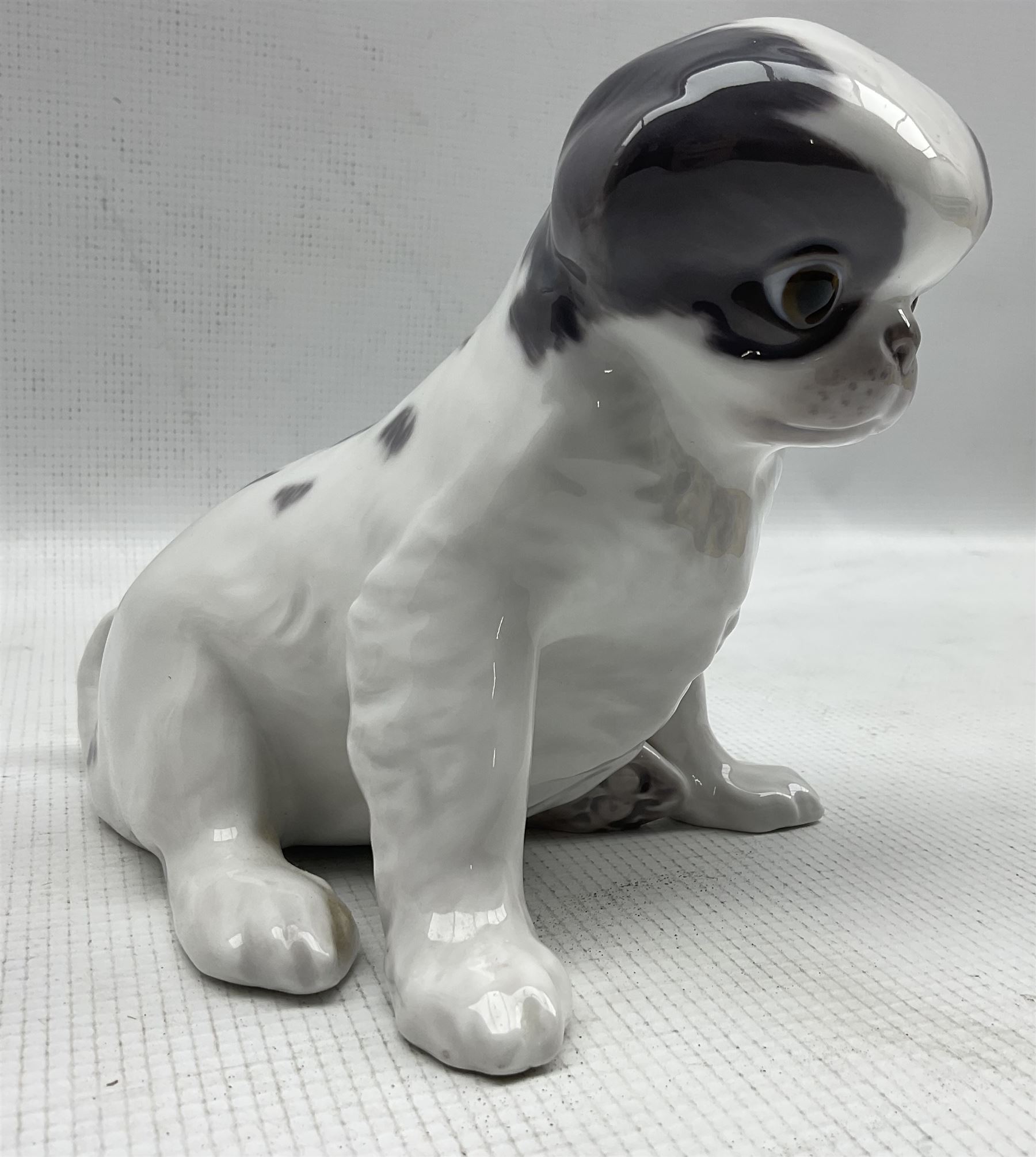 Royal Copenhagen model of a Pekingese dog in grey No. 448 together with another No. 445 - Image 2 of 3