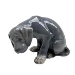 Royal Copenhagen model of a dog No.318 H18cm