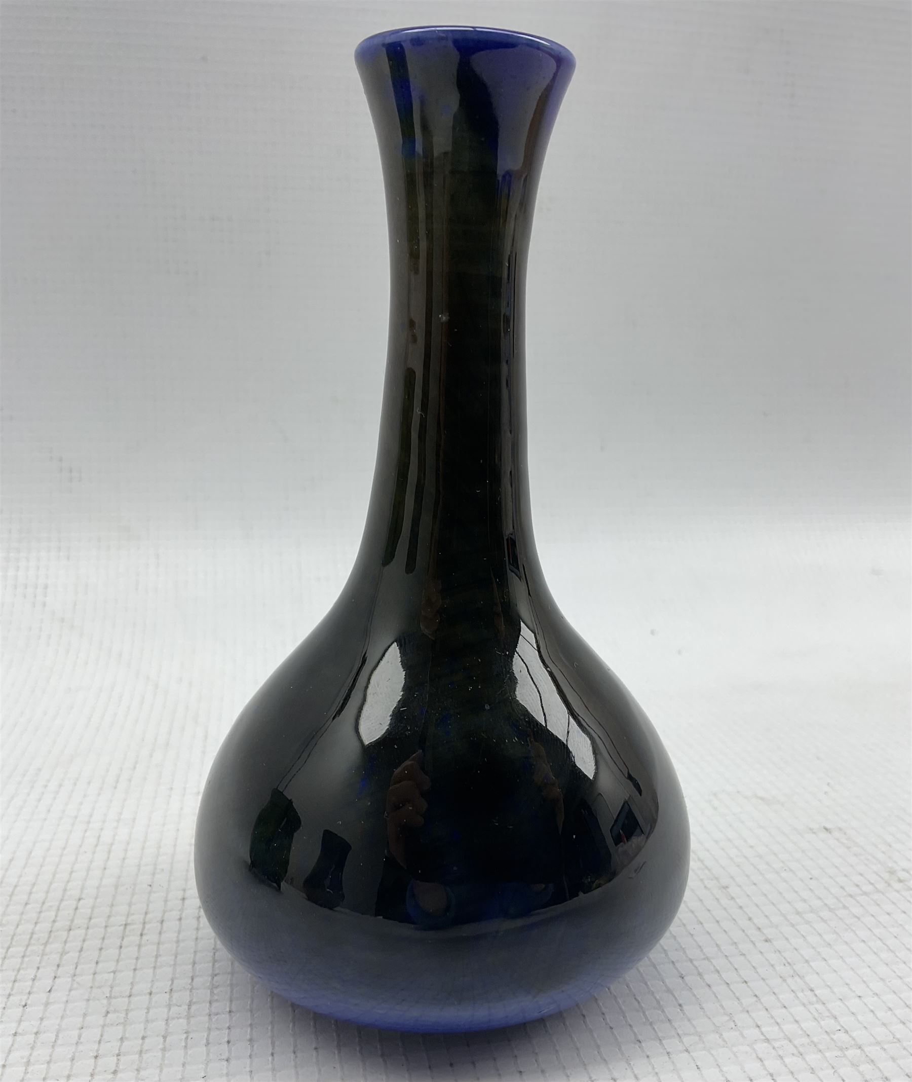 Pilkingtons Lancastrian pottery drip glazed vase in purple - Image 4 of 4