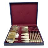 Set of six German 800 standard silver table forks