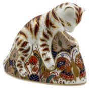 Royal Crown Derby Bengal Tiger Cub paperweight