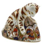 Royal Crown Derby Bengal Tiger Cub paperweight