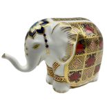 Royal Crown Derby 'Imari Elephant' paperweight