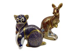 Three Royal Crown Derby paperweights comprising a Koala Bear