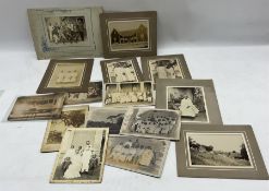 Collection of late 19th/20th century photographs of leper settlements in Madagascar