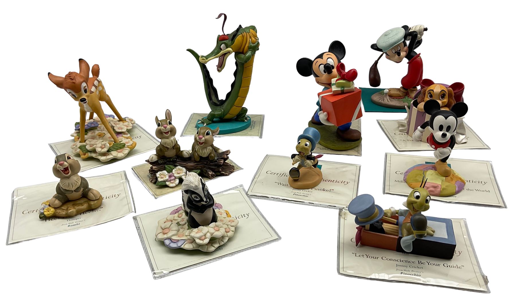 Quantity of Classic collection Disney figures including