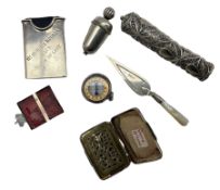 Group of silver novelties/small collectables