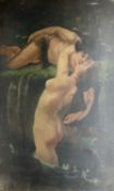 Italian School (19th century): The Kiss of the Siren and Shepherd