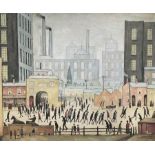 After Laurence Stephen Lowry (British 1887-1976): 'Coming From the Mill'