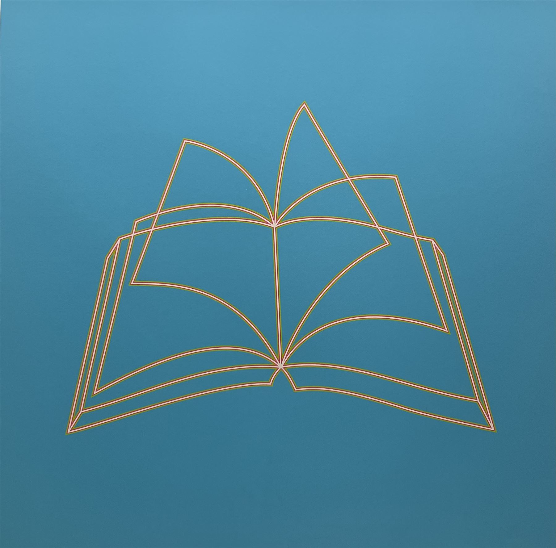 Michael Craig-Martin (Irish 1941-): 'Turning Pages'