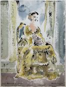 Alan Halliday (British 1952-): 'The Marschallin - Der Rosenkavalier' The Royal Opera - Drawn in Dres