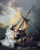 After Rembrandt van Rijn (Dutch 1606-1669): 'Christ in the Storm on the Sea of Galilee'